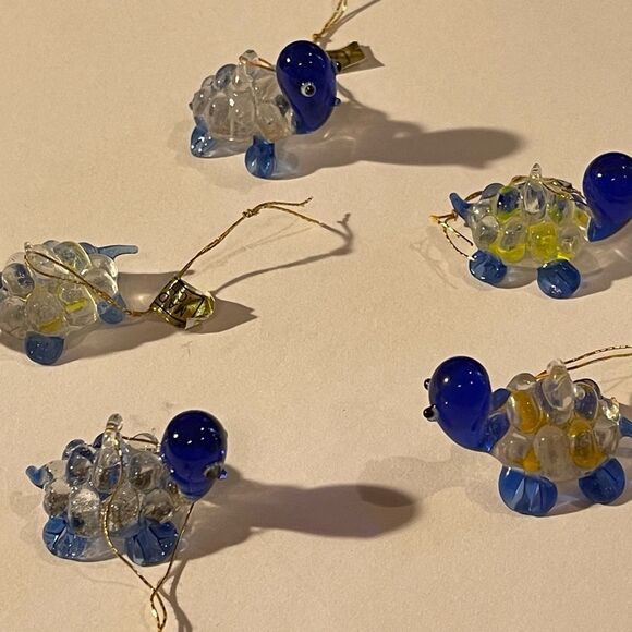 3 Glass lucky turtles figurines 🐢 - Picture 7 of 7